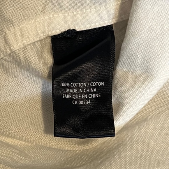 Hudson North Cotton Button Shirt Mens M White Casual Long Sleeve from 'The Bay’ - Picture 3 of 9